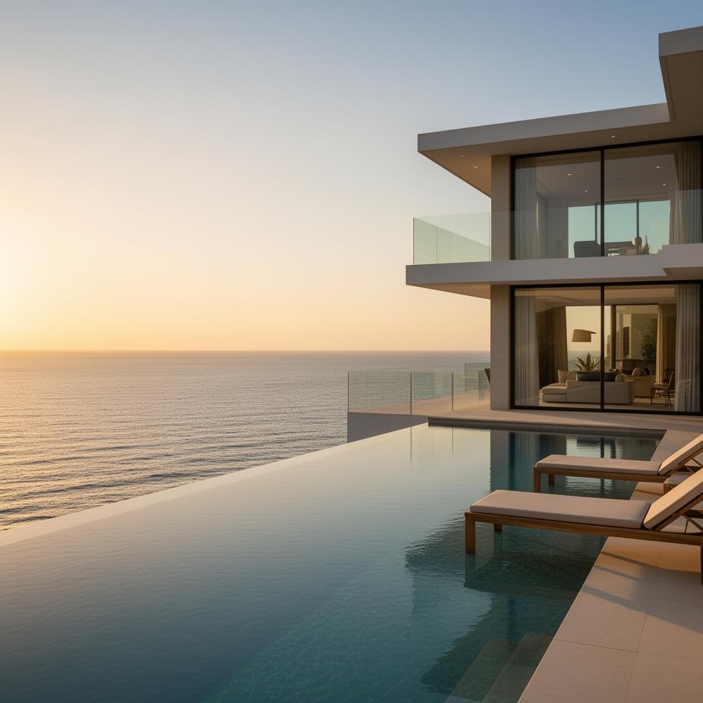 Villa de luxo para aluguer com piscina infinita